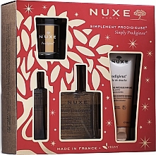 Fragrances, Perfumes, Cosmetics Set - Nuxe Simply Prodigieuse (oil/100ml +Candle/70g + edp/15ml+ Shower Gel/100ml)