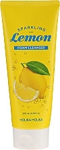 Face Cleansing Foam - Holika Holika Sparkling Lemon Foam Cleanser — photo N1