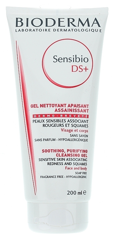 Cleansing Gel - Bioderma Sensibio DS+ Soothing Purifying Cleansing Gel — photo N1