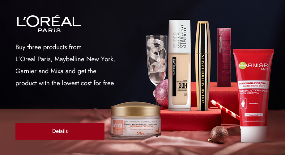 Special Offers from L'Oreal Paris, Maybelline New York, Garnier and Mixa