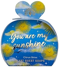 Set - The English Soap Company Occasions Collection You Are My Sunshine Heart Guest Soaps (soap/3x20g) — photo N1