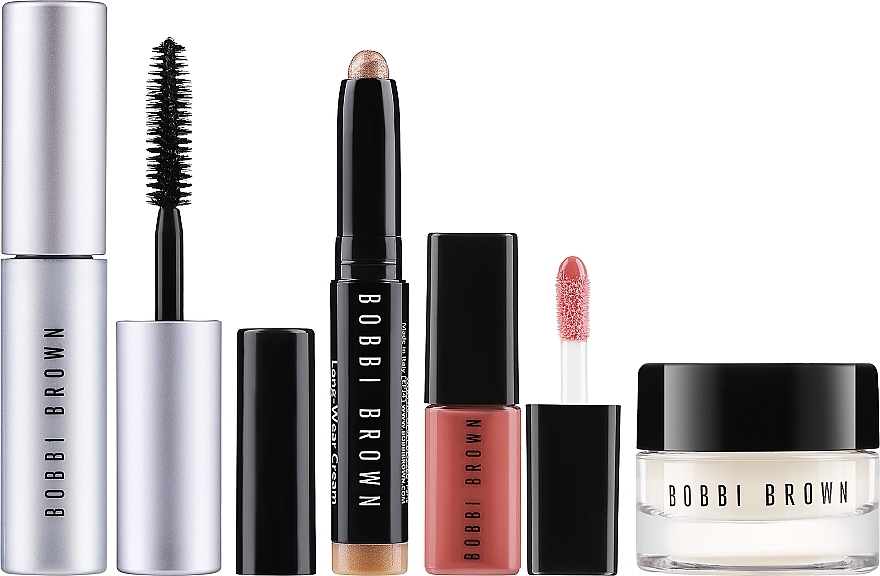 GIFT! Set - Bobbi Brown Mini Multitaskers Set (mascara/3ml + f/base/7ml + lip/glos/2ml + eye/sh/9g) — photo N2