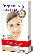 Fragrances, Perfumes, Cosmetics Cleansing Nose Strips - Purederm Deep Cleansing Nose Pore Strips