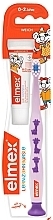 Fragrances, Perfumes, Cosmetics Baby Set (0-2 years), purple with giraffe - Elmex (tbrush + tpaste 12 ml)