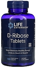 D-Ribose Dietary Supplement, tablets - Life Extension D-Ribose Tablets — photo N1