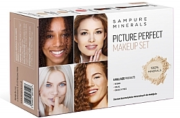 Sampure Minerals Picture Perfect Makeup Set Beige - Set, 5 products — photo N1