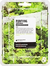 Fragrances, Perfumes, Cosmetics Face Sheet Mask "Cale" - Farmskin Superfood For Skin Purifying Sheet Mask