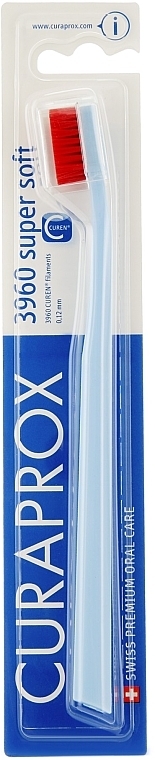 Toothbrush "Super Soft", blue-red - Curaprox — photo N6