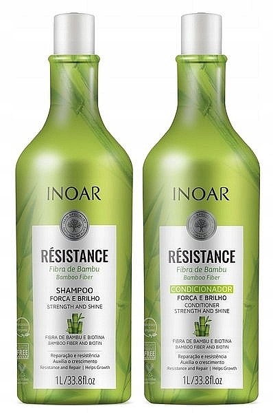 Bamboo Set - Inoar Bamboo Fiber (cond/1000ml + shm/1000ml) — photo N1