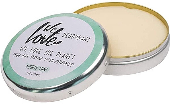 Natural Creamy Deodorant "Mint" - We Love The Planet Mighty Mint Cream Deodorant — photo N4