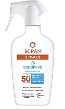 Fragrances, Perfumes, Cosmetics Sensitive Skin Sunscreen Spray - Ecran Sunnique Sensitive Spray SPF50+