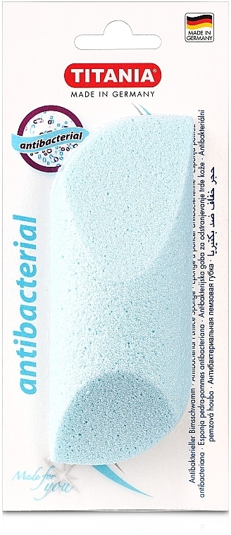 Pedicure Pumice, blue - Titania Antibacterial — photo N1