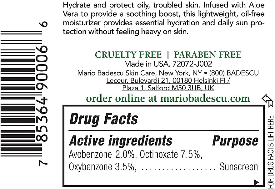 Moisturizing Face Cream - Mario Badescu Aloe Moisturizer SPF 15 — photo N4