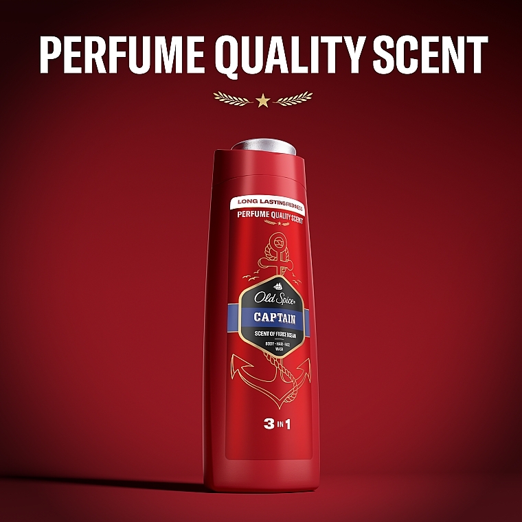 Shower Gel - Old Spice Captain Shower Gel — photo N8