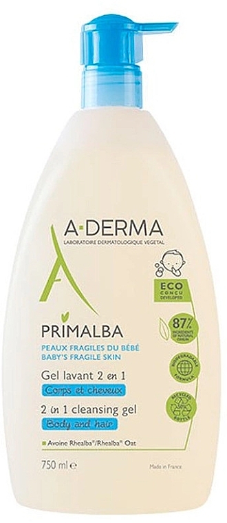 Wash Gel - A-Derma Primalba Gel Lavant Douceur — photo N3