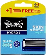 Blade Refill Set, 5 pcs - Wilkinson Sword Hydro 5 Skin Protection Regular Pro Vitamin B5 — photo N1