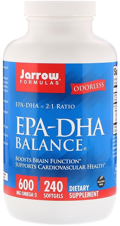 Dietary Supplement "Omega-3 Balance" - Jarrow Formulas EPA-DHA Balance — photo N5