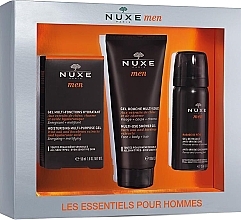 Fragrances, Perfumes, Cosmetics Set - Nuxe Men Must Have Gift Set (shav/gel/35ml + sh/gel/200ml + gel/50ml)