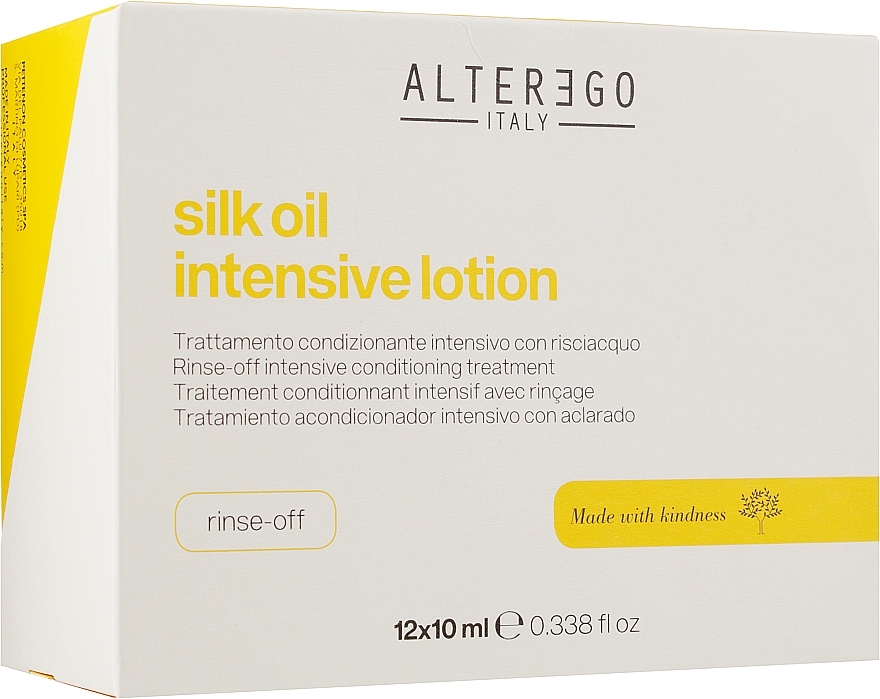 Intensive Treatment for Unruly & Frizzy Hair - Alter Ego Silk Oil Intensive Lotion — photo N1