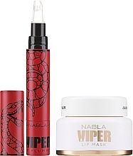 Lip Care Set - Nabla Viper Day & Night Lip Treatment Kit Coconut Cream (lip/plumper/4ml + lip/mask/15ml) — photo N2