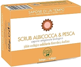 Fragrances, Perfumes, Cosmetics Apricot & Peach Organic Soap - Sapone Di Un Tempo Organic Soap Scrub Apricot And Peach