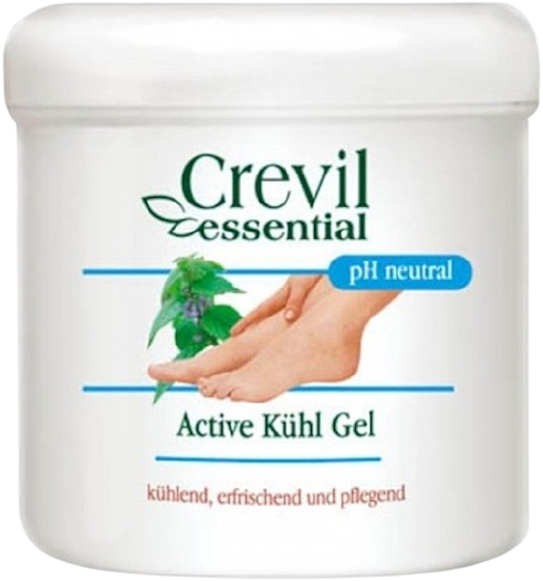 Anti-Fatigue Menthol Foot Gel - Crevil Essentials Foot Active Cooling Gel — photo N3