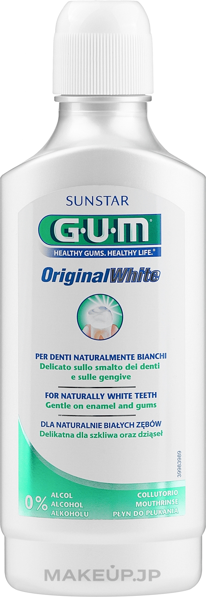 Naturally White Teeth Mouthwash - G.U.M Original White — photo 500 ml