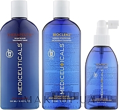 Set - Mediceuticals Advanced Hair Restoration Fine Thinning Hair For Men (shm/250ml+cond/250ml+ser/125ml) — photo N2