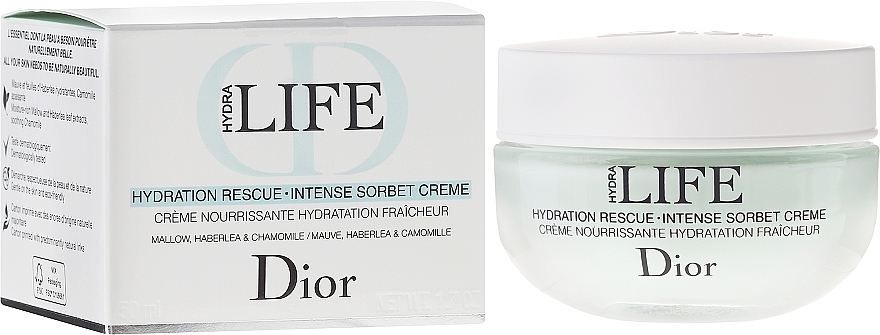 Intensive Sorbet Face Cream - Dior Hydra Life Hydration Rescue Intense Sorbet Creme — photo N1