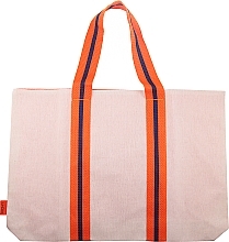 Fragrances, Perfumes, Cosmetics Beach Bag, beige and orange - Vichy Summer Bag