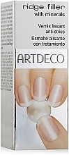 Smoothing Nail Base Coat - Artdeco Ridge Filler With Minerals — photo N2