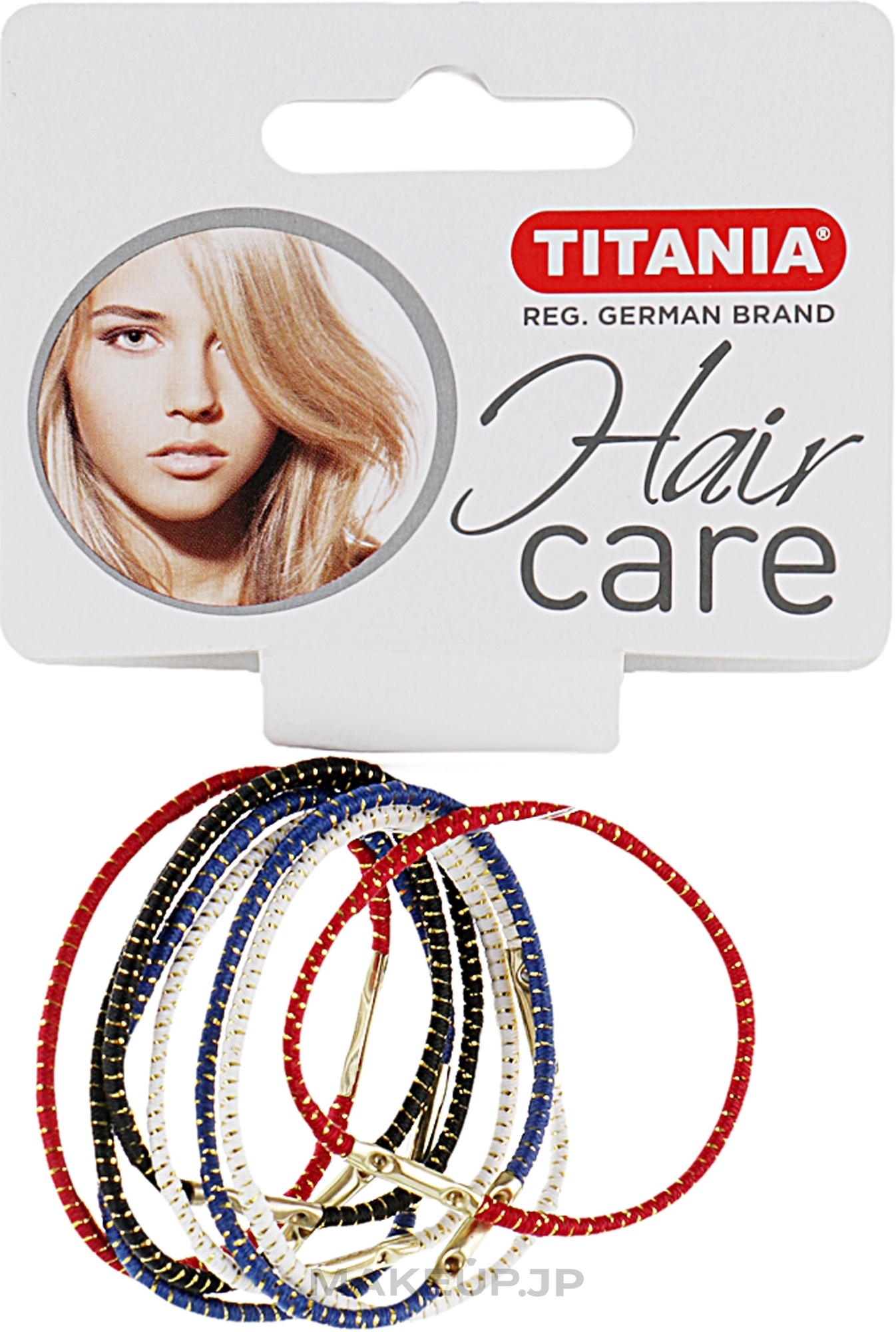 Multicolor Hair Tie Set, 8 pcs - Titania — photo 8 szt.