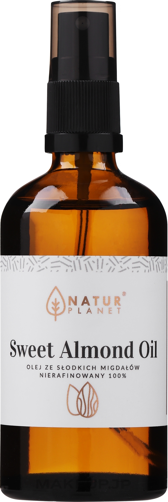 Unrefined Sweet Almond Oil - Natur Planet Sweet Almond Oil 100% — photo 100 ml