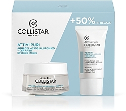 Fragrances, Perfumes, Cosmetics Set - Collistar Attivi Puri Hyaluronic Acid+Ceramider (cr/gel/50ml + cr/gel/mini/25ml)