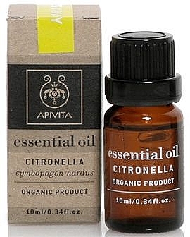 Essential Oil "Citronella" - Apivita Aromatherapy Organic Citronella Oil  — photo N1