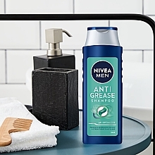 Men Shampoo for Oily Hair - Nivea Men Anti Grease Shampoo — photo N3