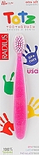 Baby Toothbrush "Totz", 18 months, pink - Radius — photo N1