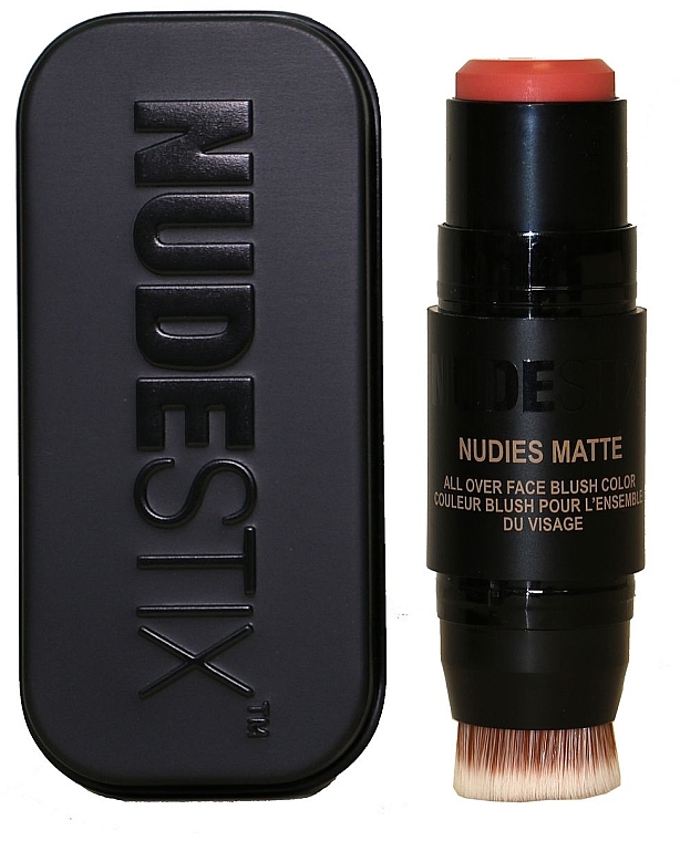 Blush & Bronzer Stick - Nudestix Nudies Matte Blush & Bronze — photo N3