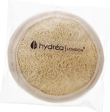 Fragrances, Perfumes, Cosmetics Loofah and Cotton Washing Sponge, 10 cm - Hydrea London Organic Egyptian Loofah Facial Pad