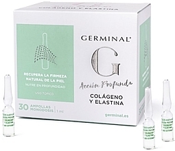 Fragrances, Perfumes, Cosmetics Deep-Acting Face Ampoules with Collagen and Elastin - Germinal Deep Action Collagen And Elastin Ampoules