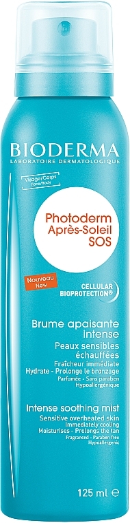 Soothing After Sun Spray - Bioderma Photoderm SOS Intense Soothing Mist — photo N1