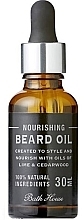 Fragrances, Perfumes, Cosmetics Citrus Fresh Beard Oil - Bath House Citrus Fresh Beard Oil