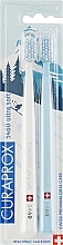 Toothbrush Set CS 5460 'Matternhorn', ultra-soft, white + blue - Curaprox — photo N1