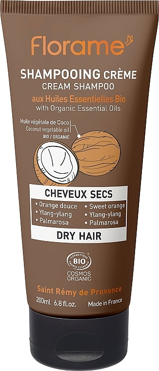 Cream Shampoo for Dry Hair - Florame Cream Shampoo For Dry Hair — photo N1