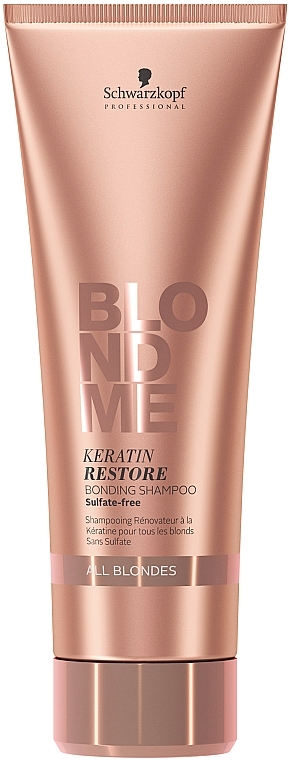 Shampoo "Keratin Repair" - Schwarzkopf Professional BlondMe Keratin Restore Blonde Shampoo — photo N8