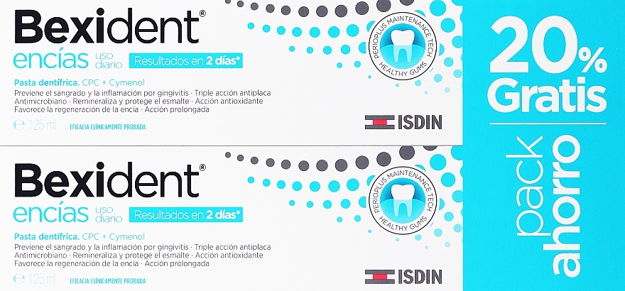 Toothpaste Set - Isdin Bexident Gums Daily Use Toothpaste — photo N2