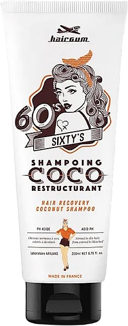 Revitalizing Coconut Shampoo - Hairgum Sixty's Recovery Coconut Shampoo — photo N1