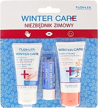 Fragrances, Perfumes, Cosmetics Set - Floslek Winter Care (cr/30ml + h/cr/30ml + lipstick)