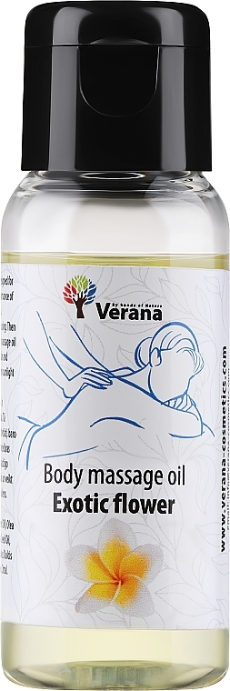 Exotic Flower Body Massage Oil - Verana Body Massage Oil — photo N1