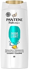 Fragrances, Perfumes, Cosmetics Shampoo for Thin Hair - Pantene Nutri Pro-V Aqua Light Shampoo